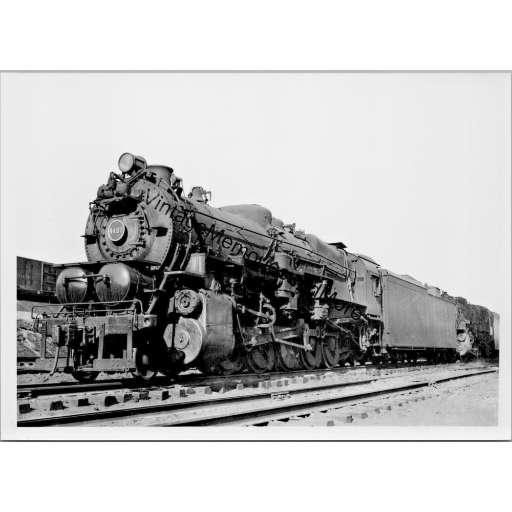Vintage Pennsylvania Railroad PR - 4481 Steam Locomotive 5"X7" Real Photo T2-154